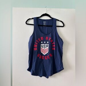 Team USA Soccer Blue Tank Top